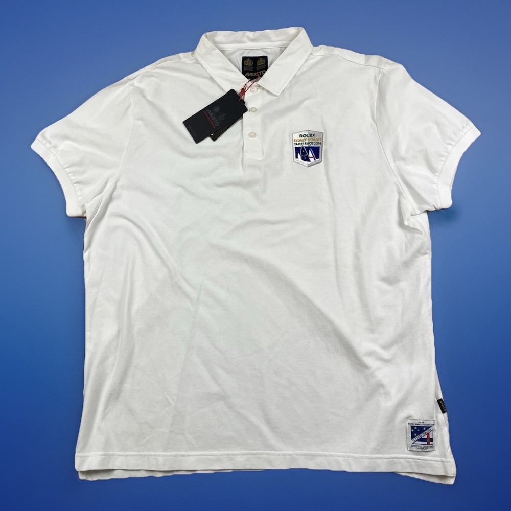 Rolex Sydney Hobart Yacht Race 2016 Polo Shirt Men's Size XL White Official NWT